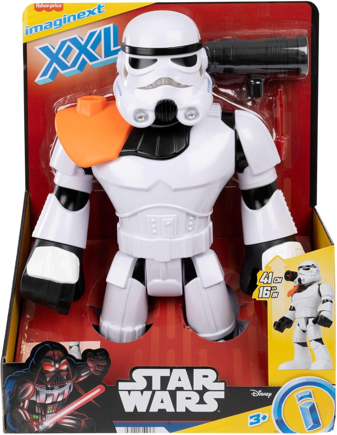 Figurine STAR WARS Stormtrooper articulée 40 cm Imaginext Fisher-Price – Image 6
