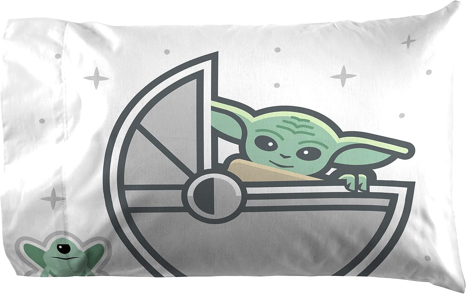 Taies d’oreiller Star Wars The Mandalorian The Cutest Bounty en 100 % coton, lot de 2 – Image 3