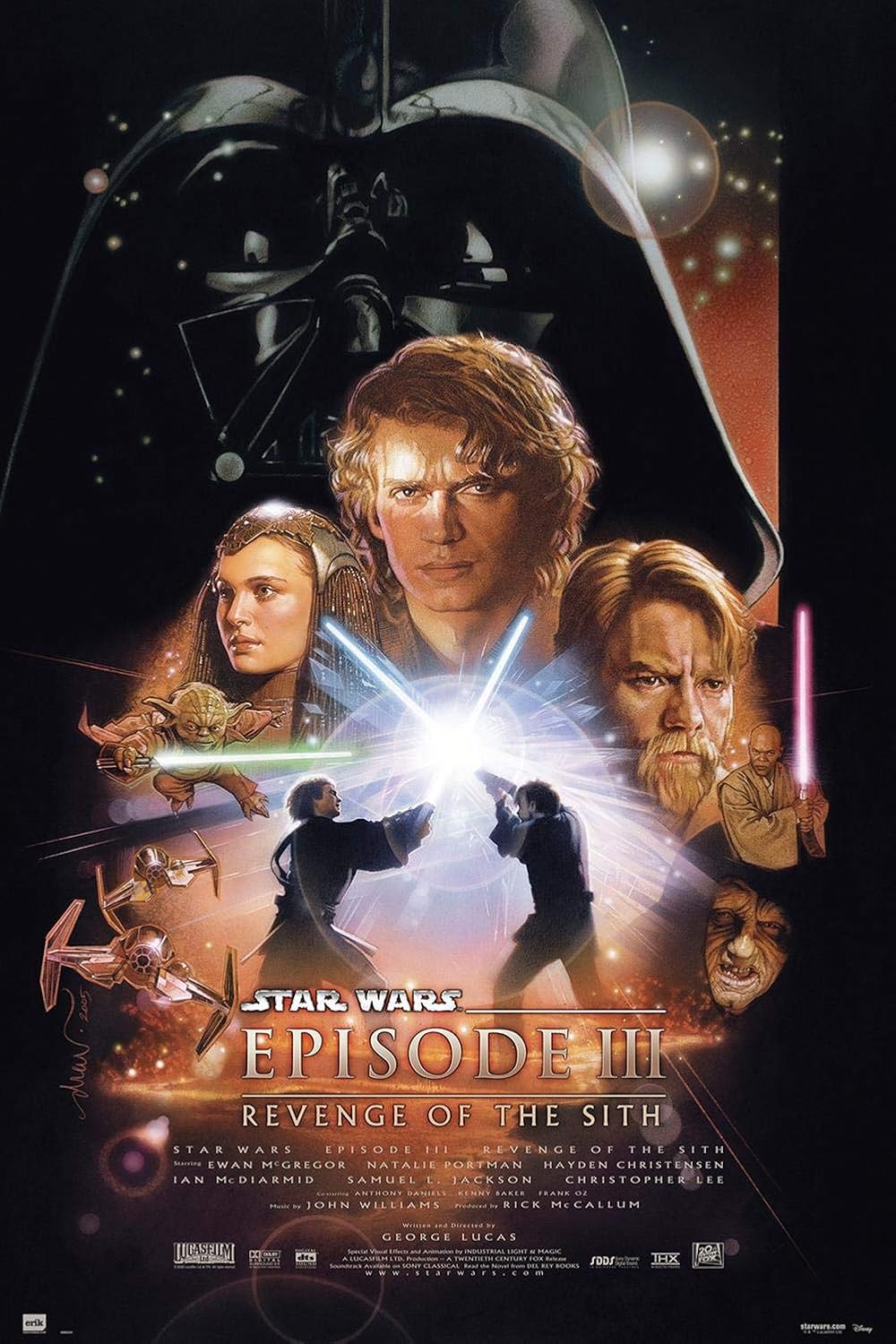 Lot de 3 posters Star Wars Episode I-III Close Up 61 cm x 91,5 cm – Image 4