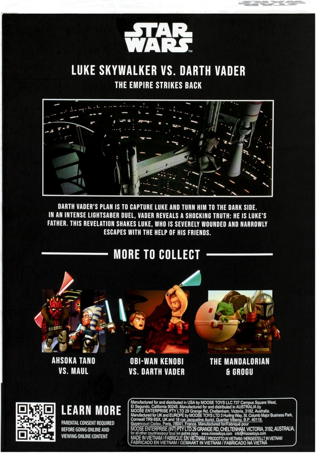 FANDROP Star Wars L'Empire contre-attaque Luke Skywalker v Dark Vador, diorama à collectionner 4 – Image 4