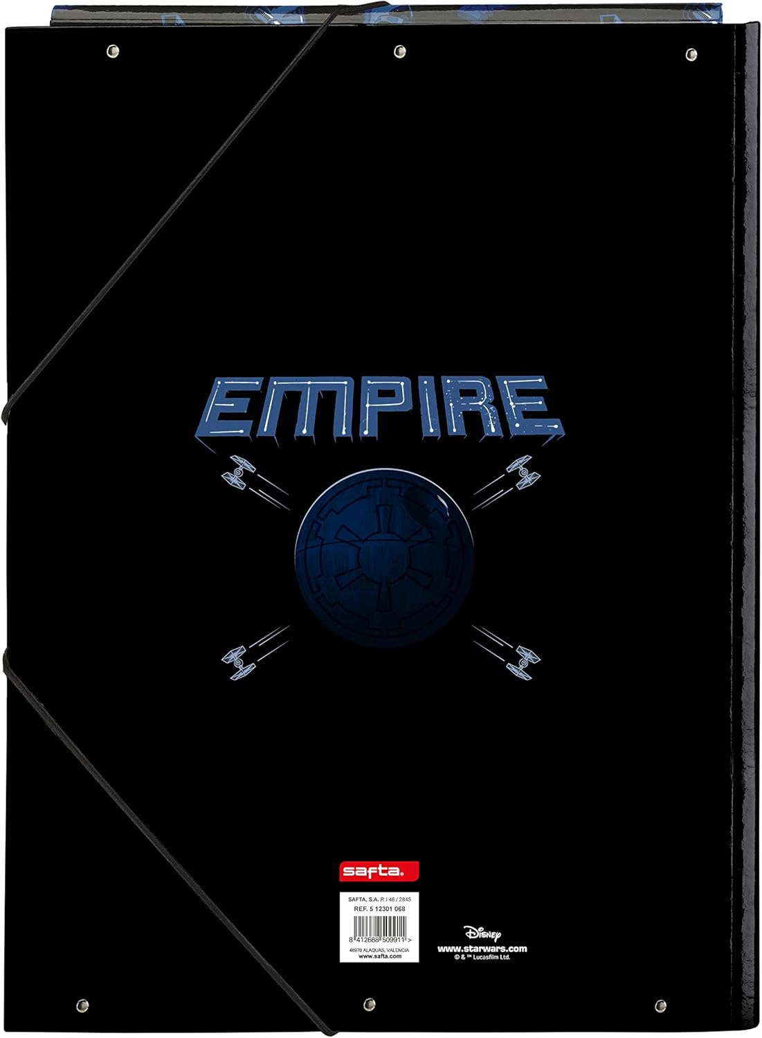 Classeur A4 Star Wars Digital Escape noir à 3 rabats – Image 2