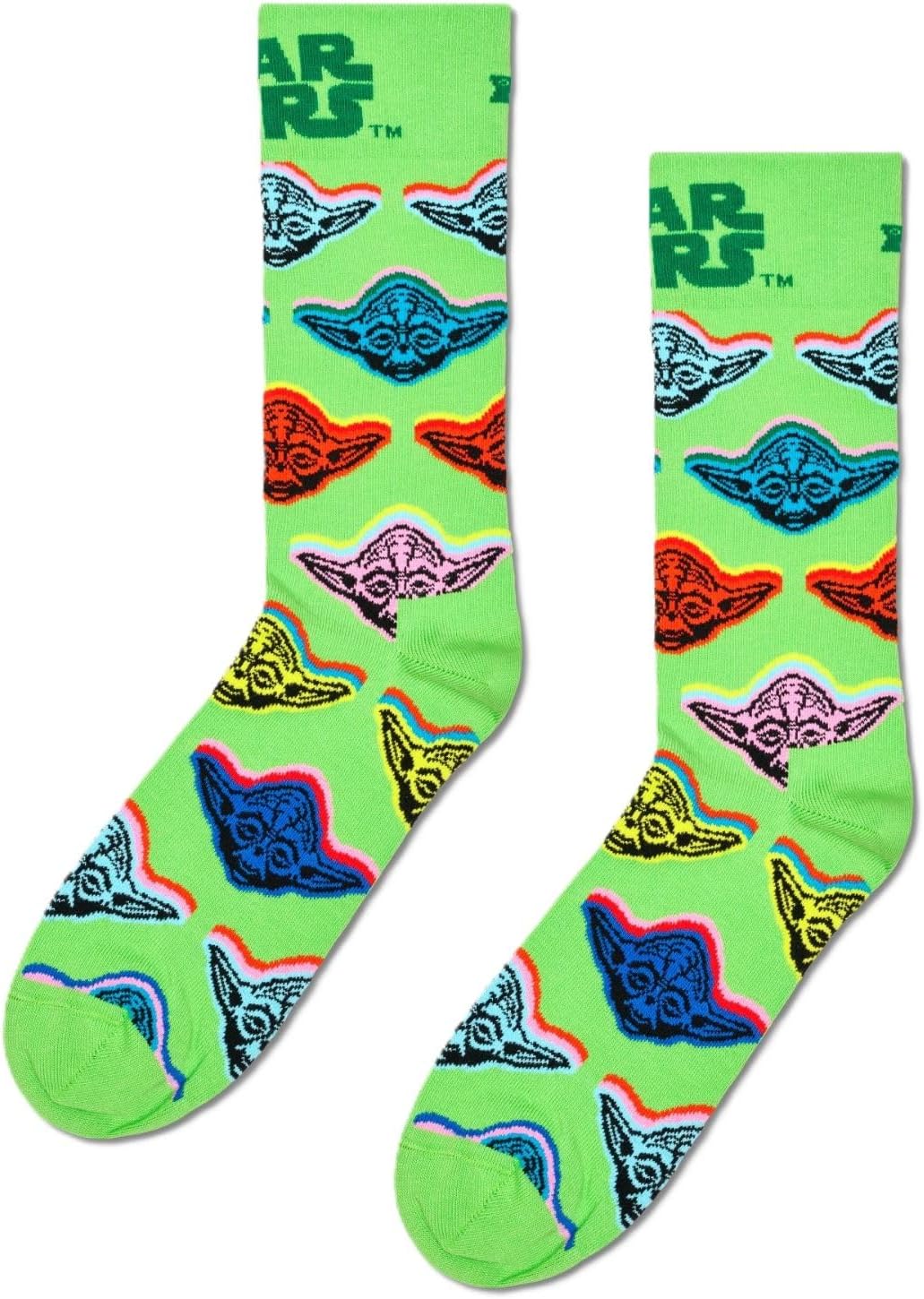 Chaussettes Star Wars en coton Happy Socks avec Dark Vador, Yoda, R2-D2 et Storm Trooper – Image 3