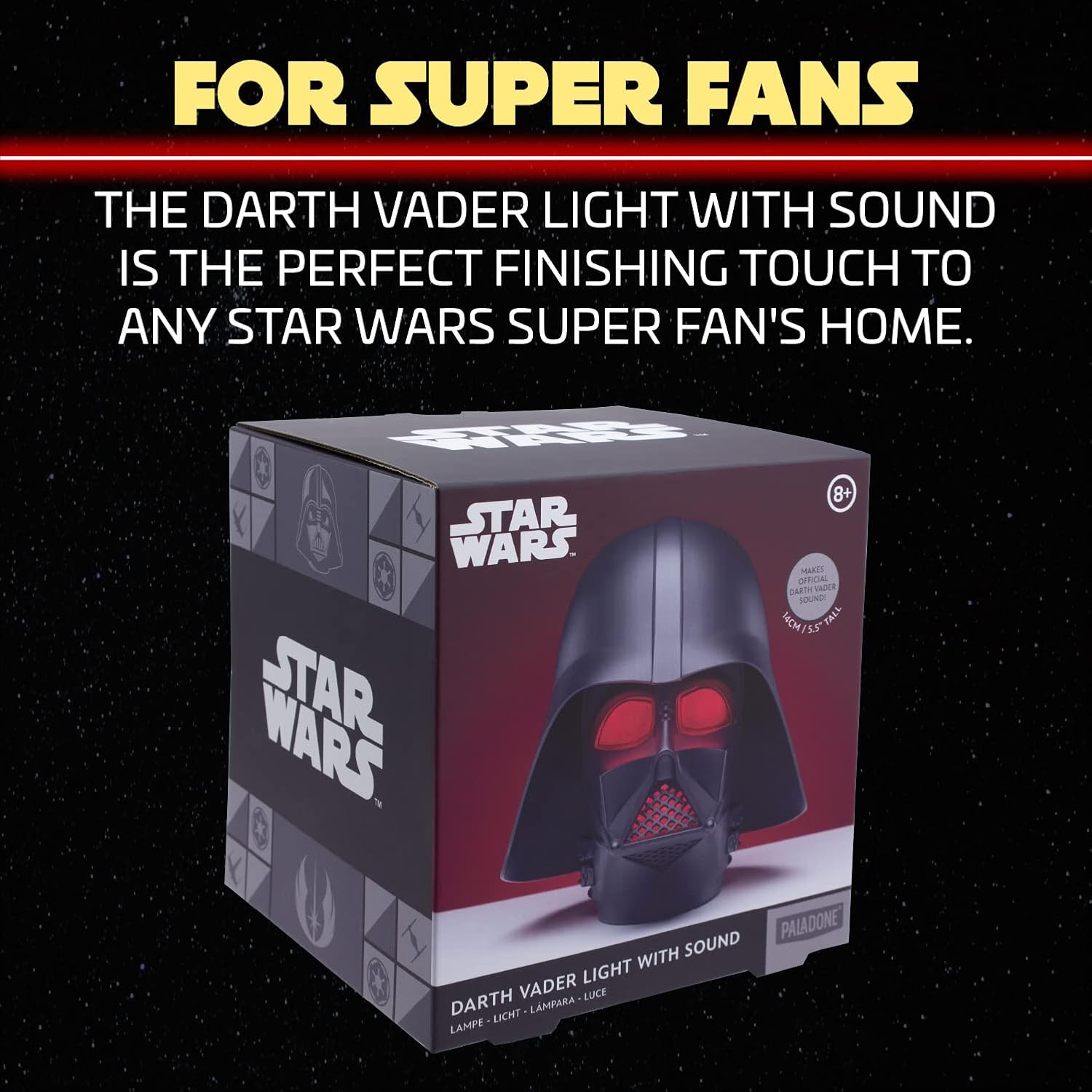 Lampe Star Wars Dark Vador en forme de casque – Image 7