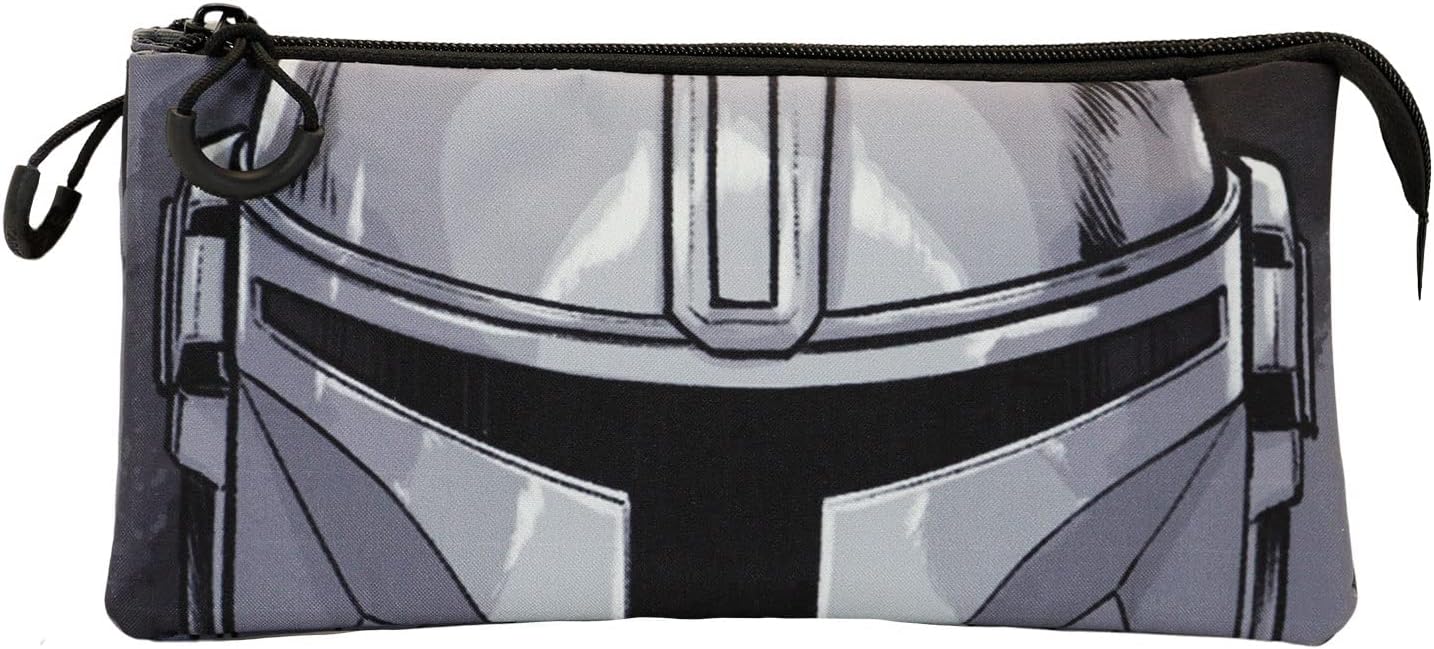 Trousse Star Wars triple compartiment The Mandalorian Helmet – Image 2
