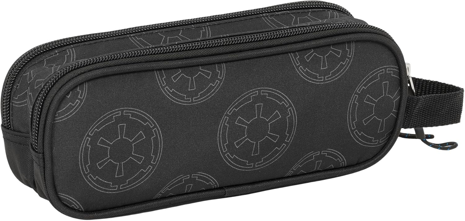 Trousse double Star Wars Rebellion noire 21 x 6 x 8 cm – Image 2