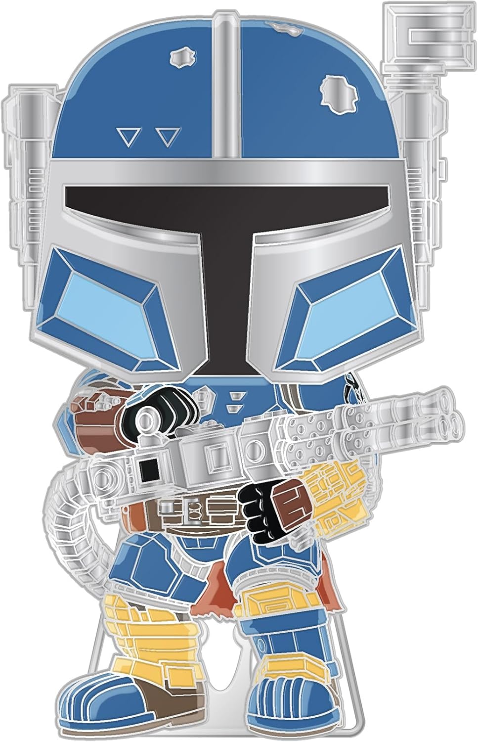 Pin en émail Star Wars The Mandalorian Heavy Armor Mando Loungefly Pop!
