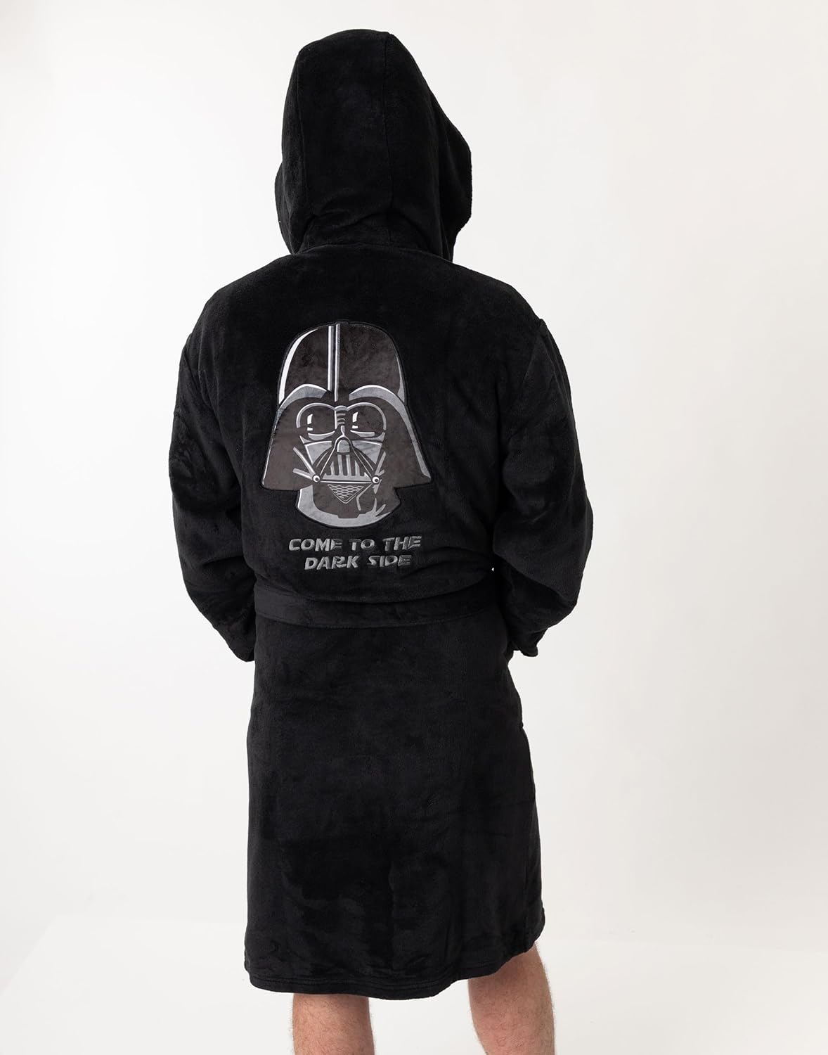 Peignoir Star Wars noir à capuche Dark Vador en polaire – Image 3