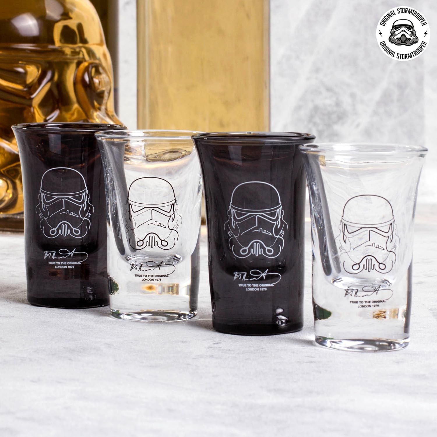 Star Wars Stormtrooper, coffret de 4 verres à shot 50 ml – Image 8