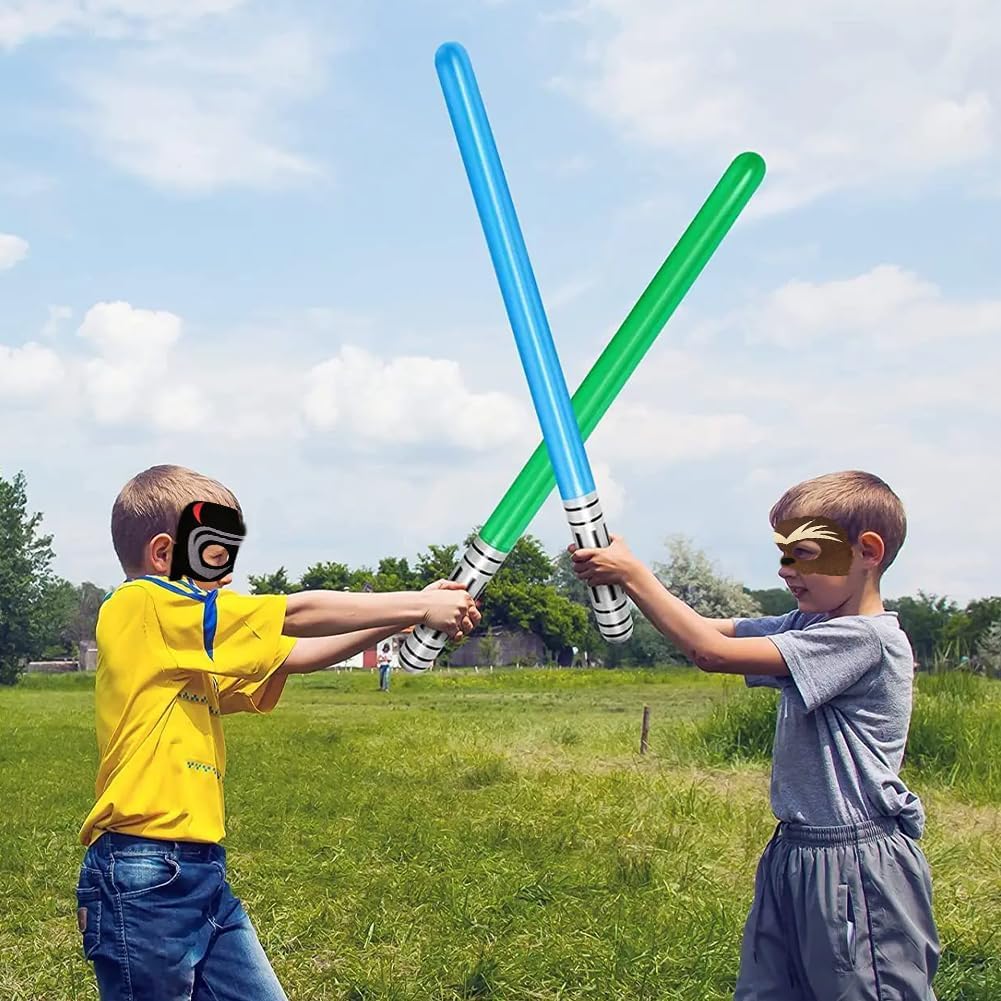 Star Wars - 16 décorations d'anniversaire avec 8 masques et 8 accessoires gonflables – Image 6