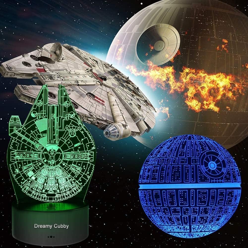 Veilleuse Star Wars illusion 3D avec 4 motifs et 7 couleurs – Image 3