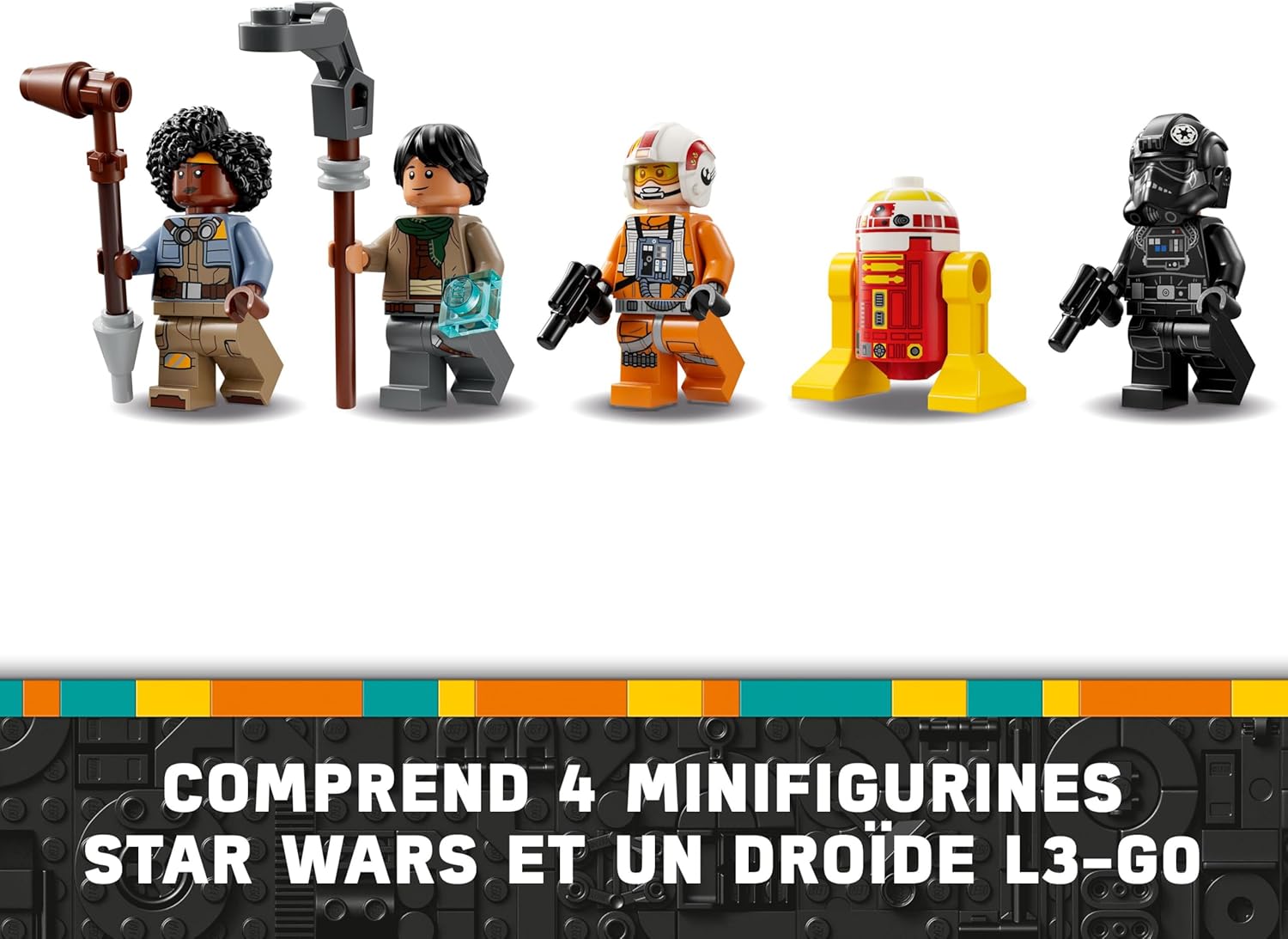 LEGO Star Wars 75393, 2 vaisseaux à combiner avec 4 minifigurines – Image 7