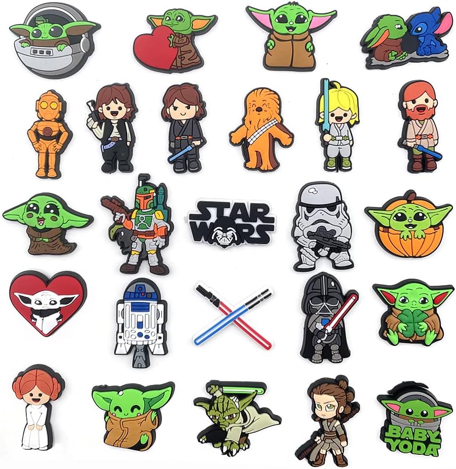 Pendentifs Star Wars en PVC pour sabots et sandales – Image 3