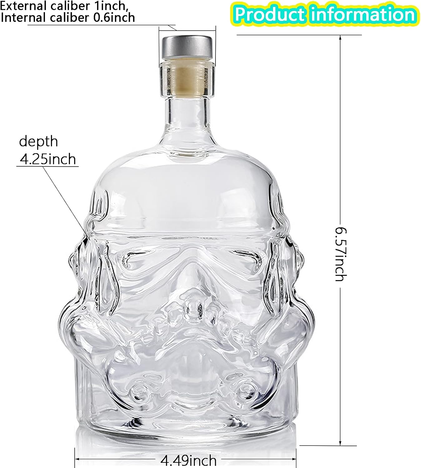 Carafe Star Wars Stormtrooper 750 ml avec 2 verres – Image 8