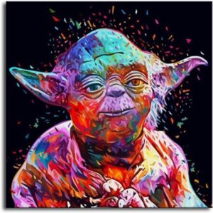 Kit peinture à l’huile par numéros Star Wars Maître Yoda