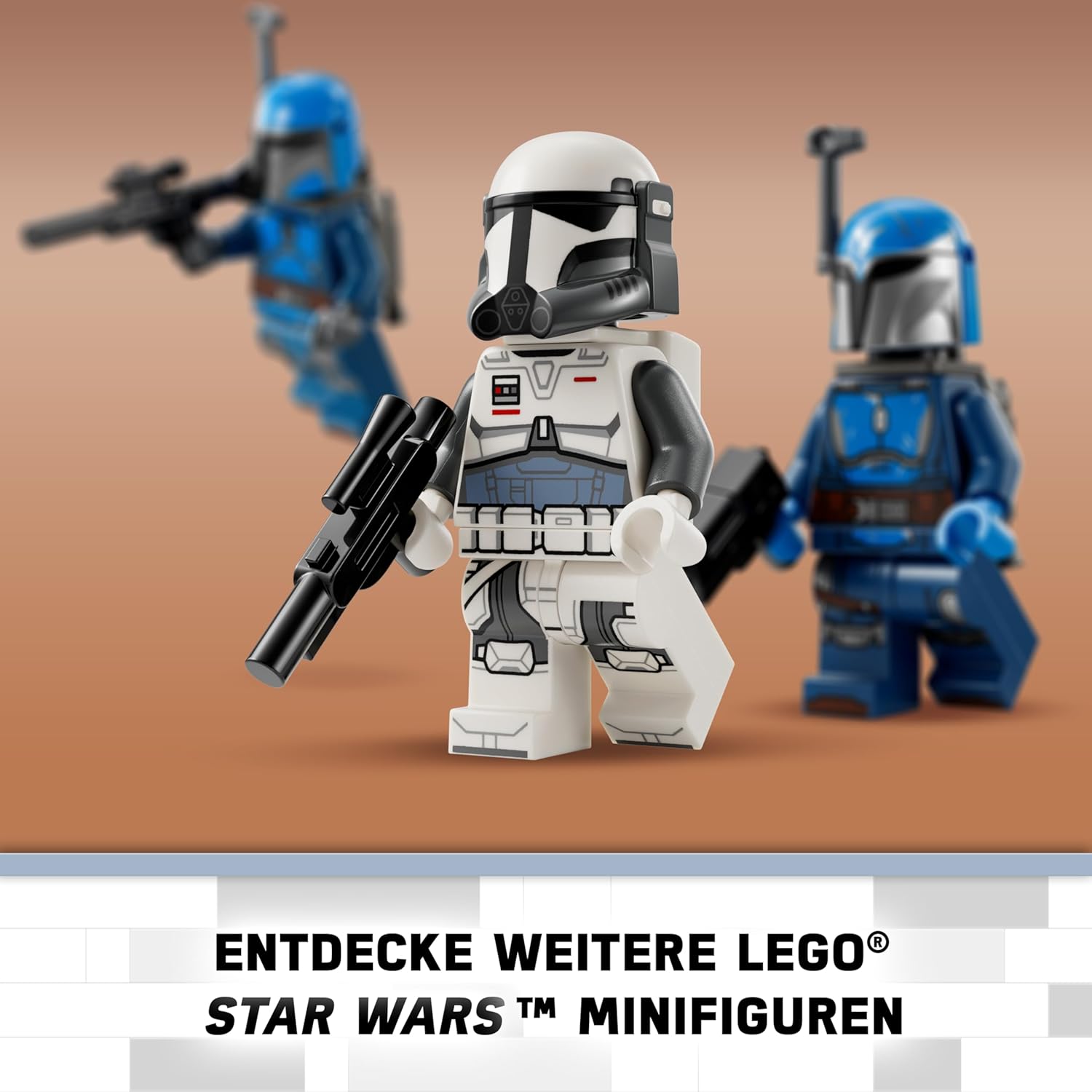 Figurine Lego Star Wars Commando impérial avec blaster et sac à dos de fusée – Image 4