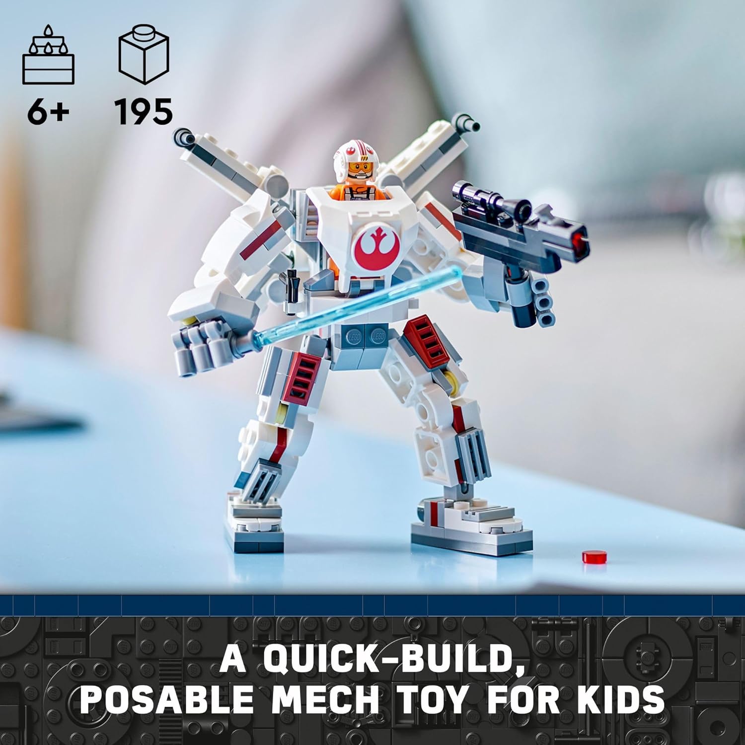 LEGO Star Wars X-Wing Mech de Luke Skywalker à construire – Image 2