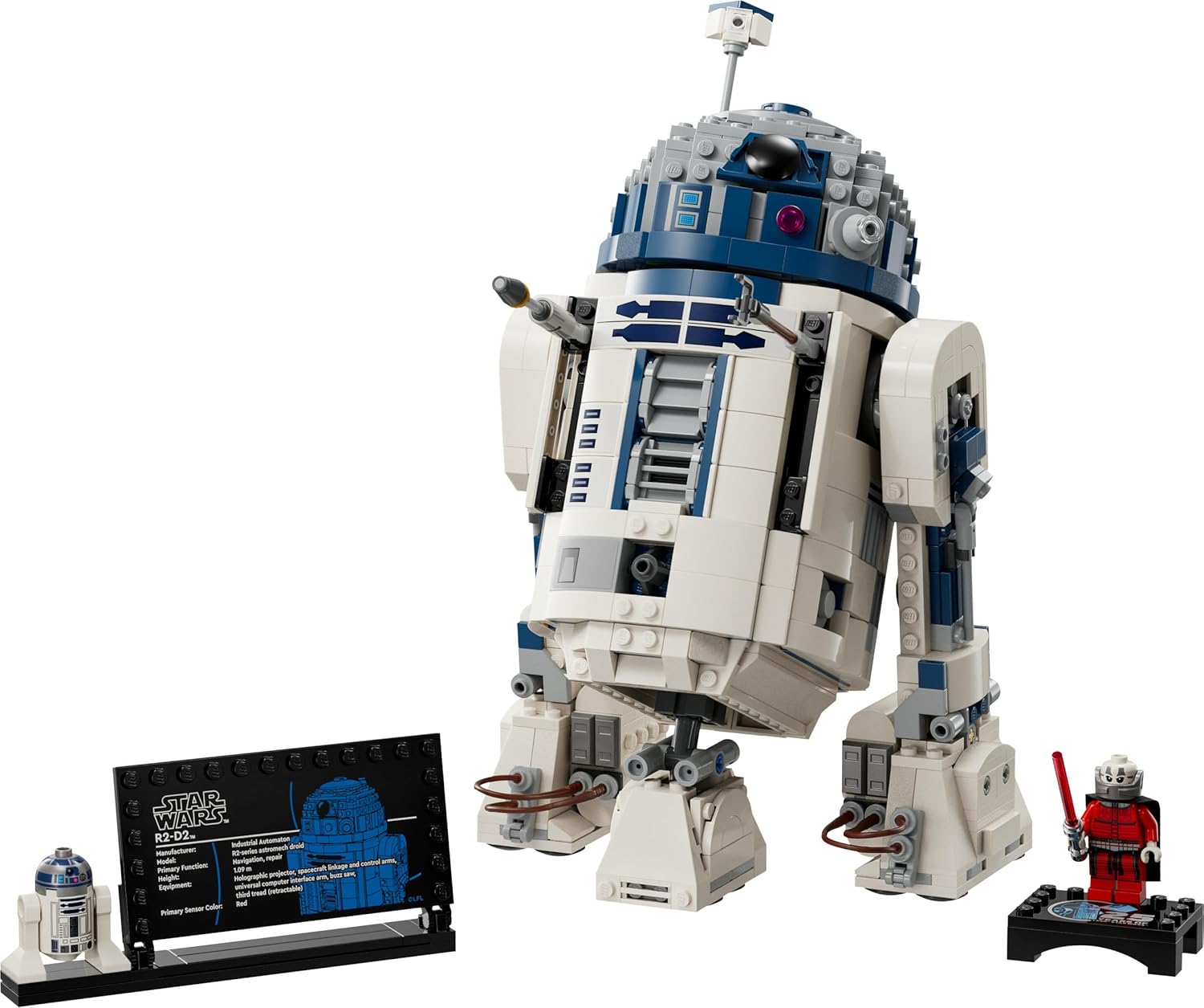 R2-D2 LEGO Star Wars 75379 avec tête rotative et Dark Malak – Image 8