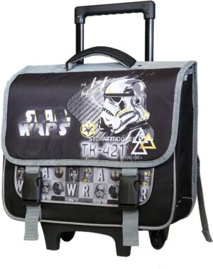 Cartable à roulettes Disney Star Wars Stormtrooper noir 38 cm