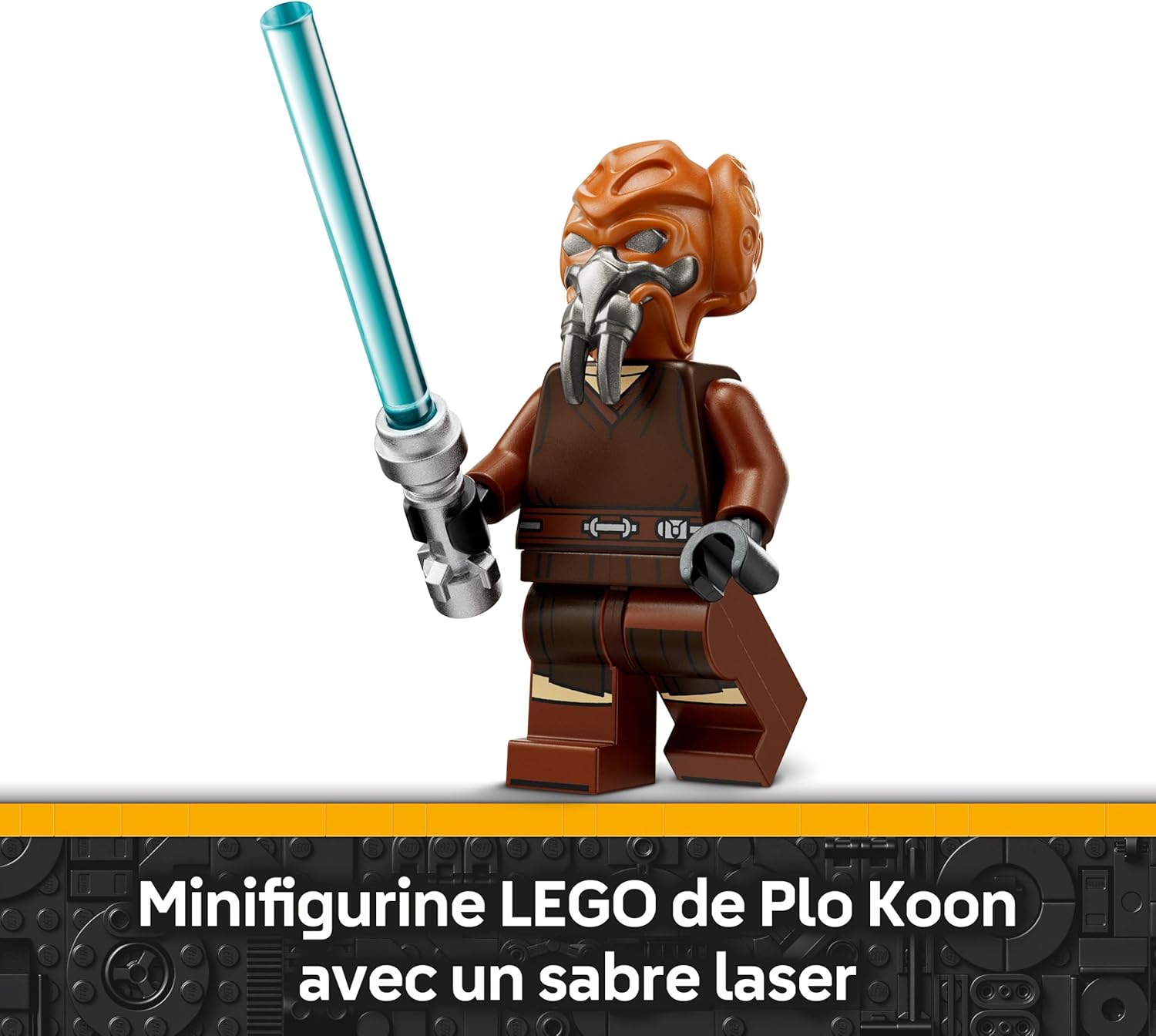 Plo Koon LEGO Star Wars Microfighter 75400 avec 2 fusils à tenons – Image 5