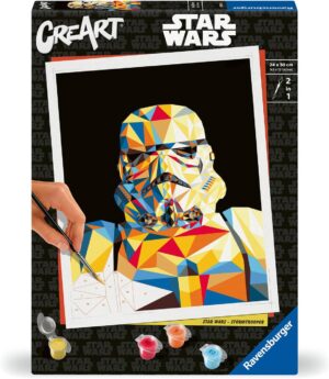 Kit CreArt peinture par numéros Stormtrooper Star Wars 24 x 30 cm
