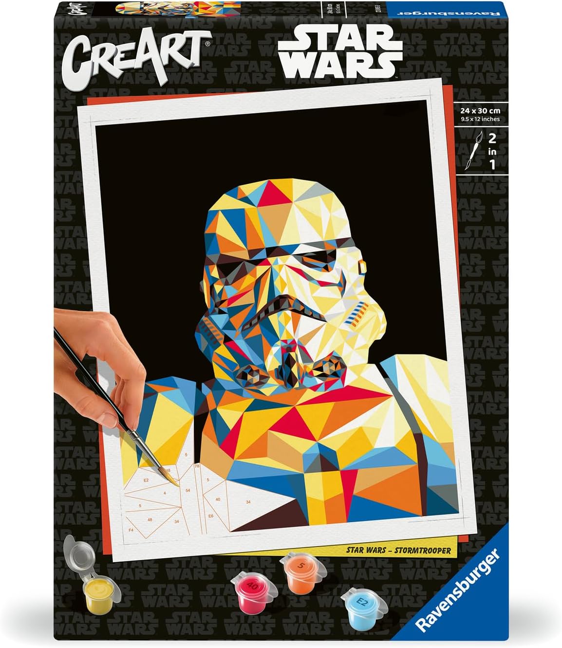Kit CreArt peinture par numéros Stormtrooper Star Wars 24 x 30 cm