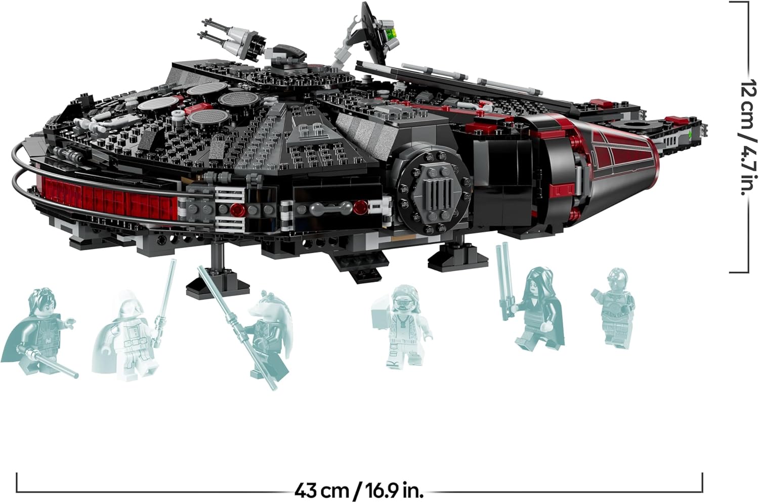 Le Faucon Noir LEGO Star Wars 75389 avec 6 minifigurines – Image 7