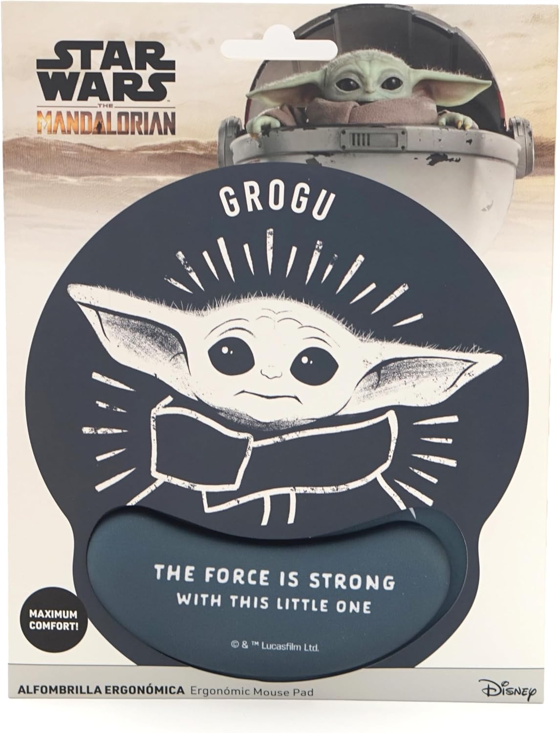 Tapis de souris ergonomique Star Wars Grogu Baby Yoda – Image 7