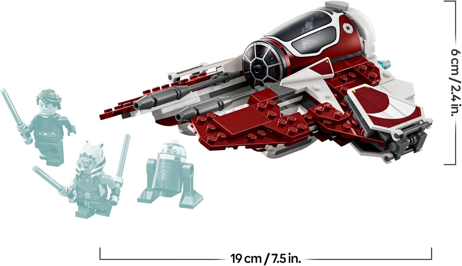 LEGO Star Wars 75401 Jedi Interceptor d’Ahsoka avec R7-A7 et Skywalker – Image 8