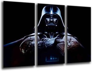 Tableau photo Star Wars Dark Vader en bois 97 x 62 cm