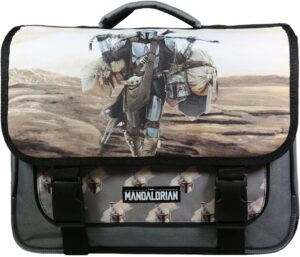 Cartable gris Star Wars The Mandalorian Bagtrotter 38 cm