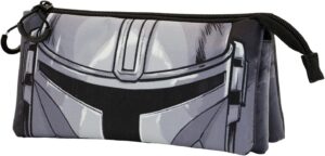 Trousse Star Wars triple compartiment The Mandalorian Helmet
