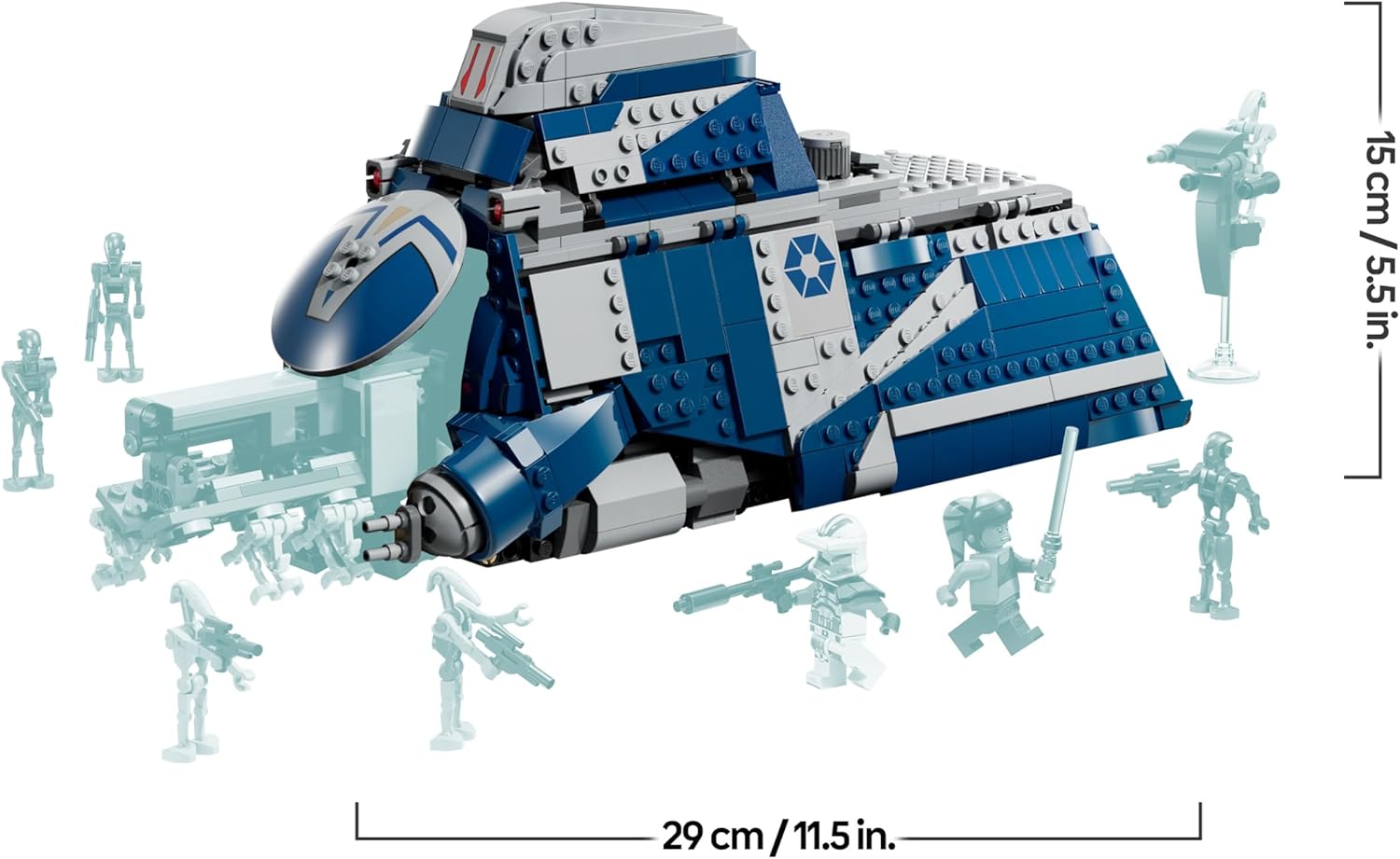 LEGO Star Wars MTT des Séparatistes de Felucia avec Aayla Secura 75435 – Image 7
