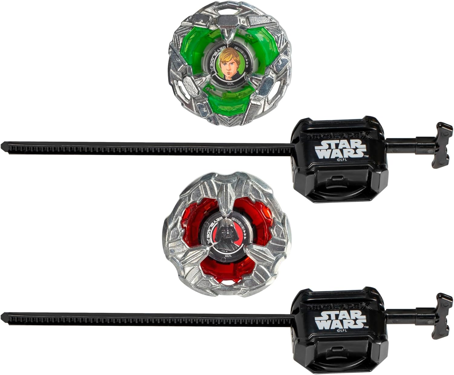 Multipack Beyblade X Star Wars Luke Skywalker vs Darth Vader 4-80B et 4-60B – Image 2