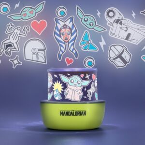 Lampe de projection Star Wars Grogu avec scènes interchangeables