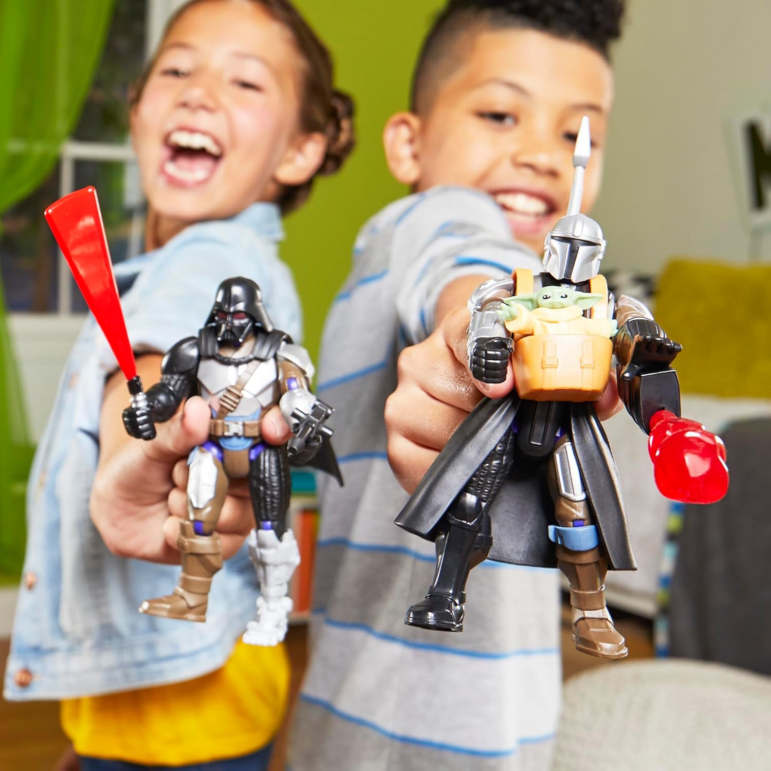Figurine personnalisable Dark Vador Star Wars MixMashers Deluxe avec 4 pièces – Image 7