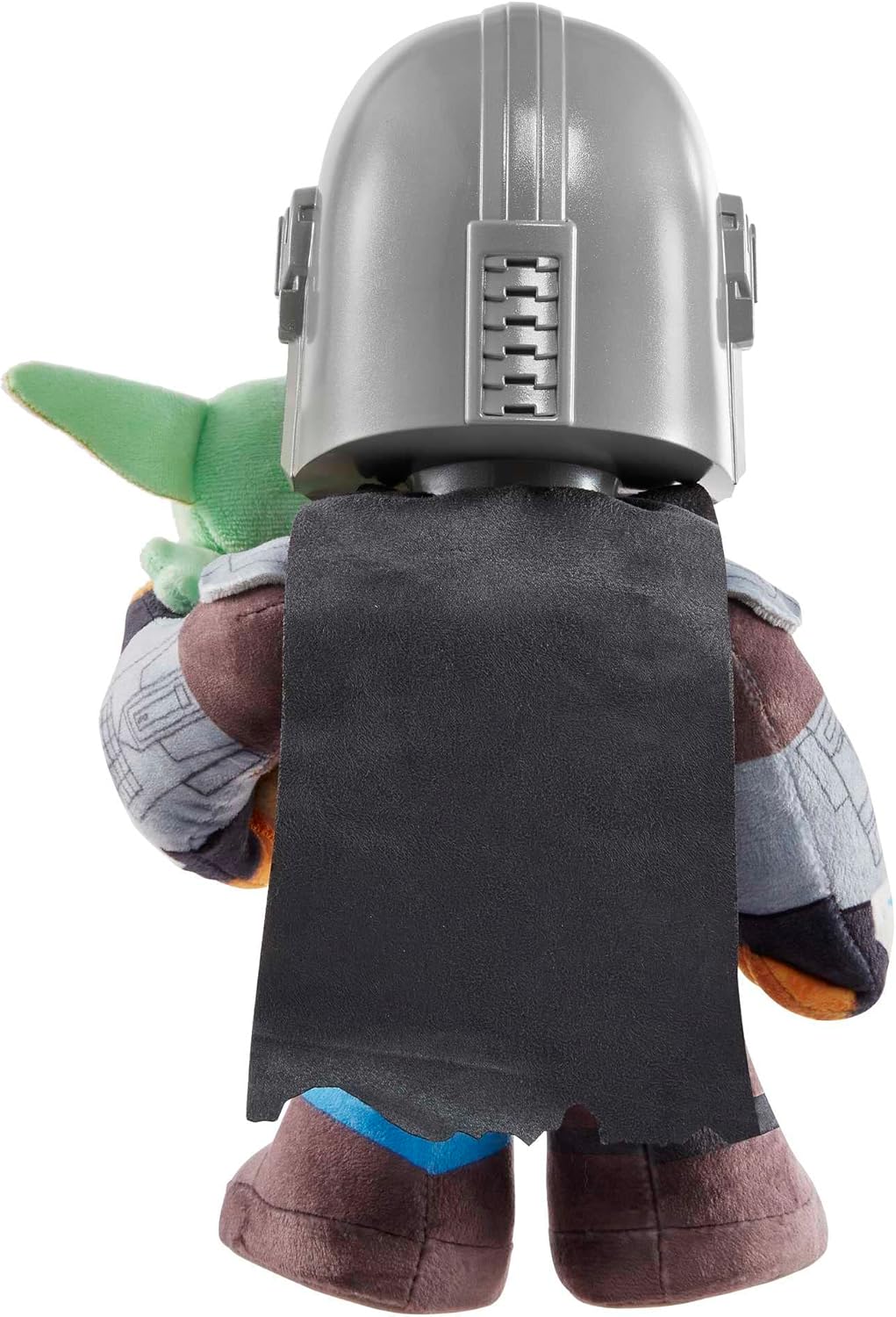 Star Wars Peluche sonore The Mandalorian 28 cm avec Grogu 10 cm, Clan de Deux – Image 5