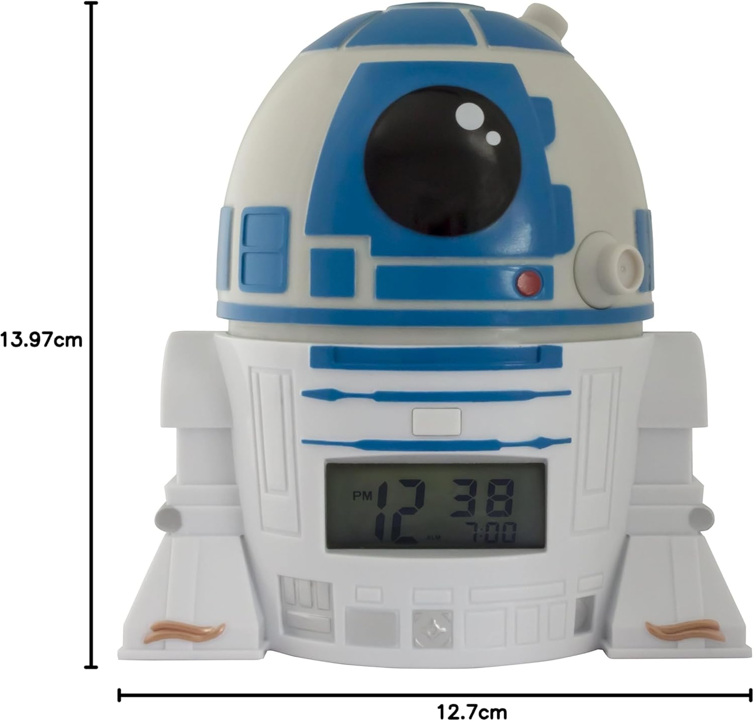 Réveil veilleuse R2D2 Star Wars BulbBotz avec écran LCD – Image 8