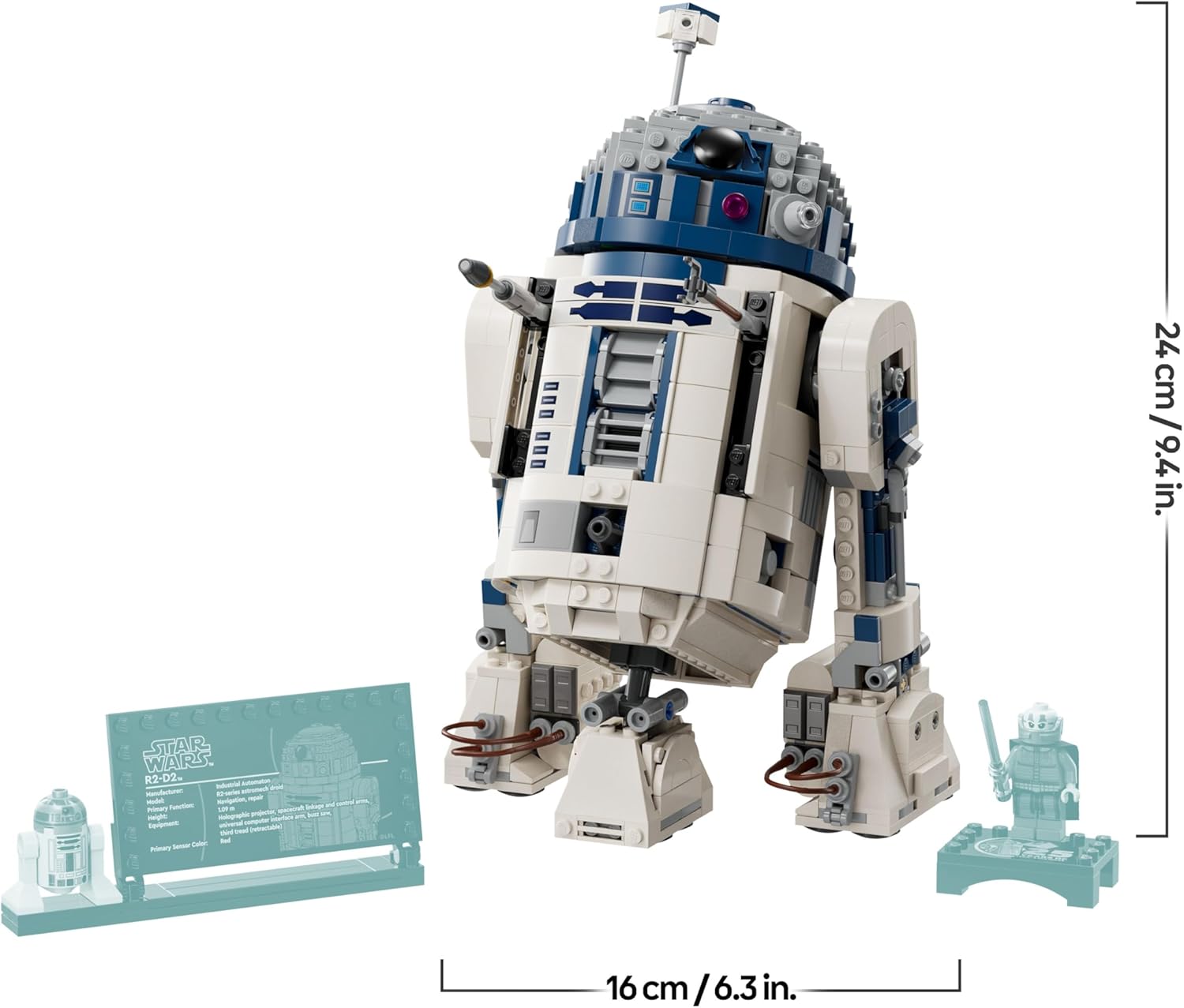 R2-D2 LEGO Star Wars 75379 avec tête rotative et Dark Malak – Image 6
