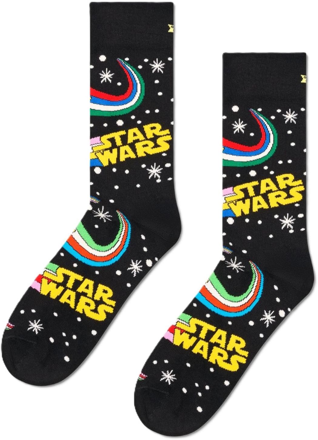 Chaussettes Star Wars en coton Happy Socks avec Dark Vador, Yoda, R2-D2 et Storm Trooper – Image 2
