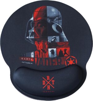 Tapis de souris Disney Star Wars Darth Vader en gel avec repose-poignet