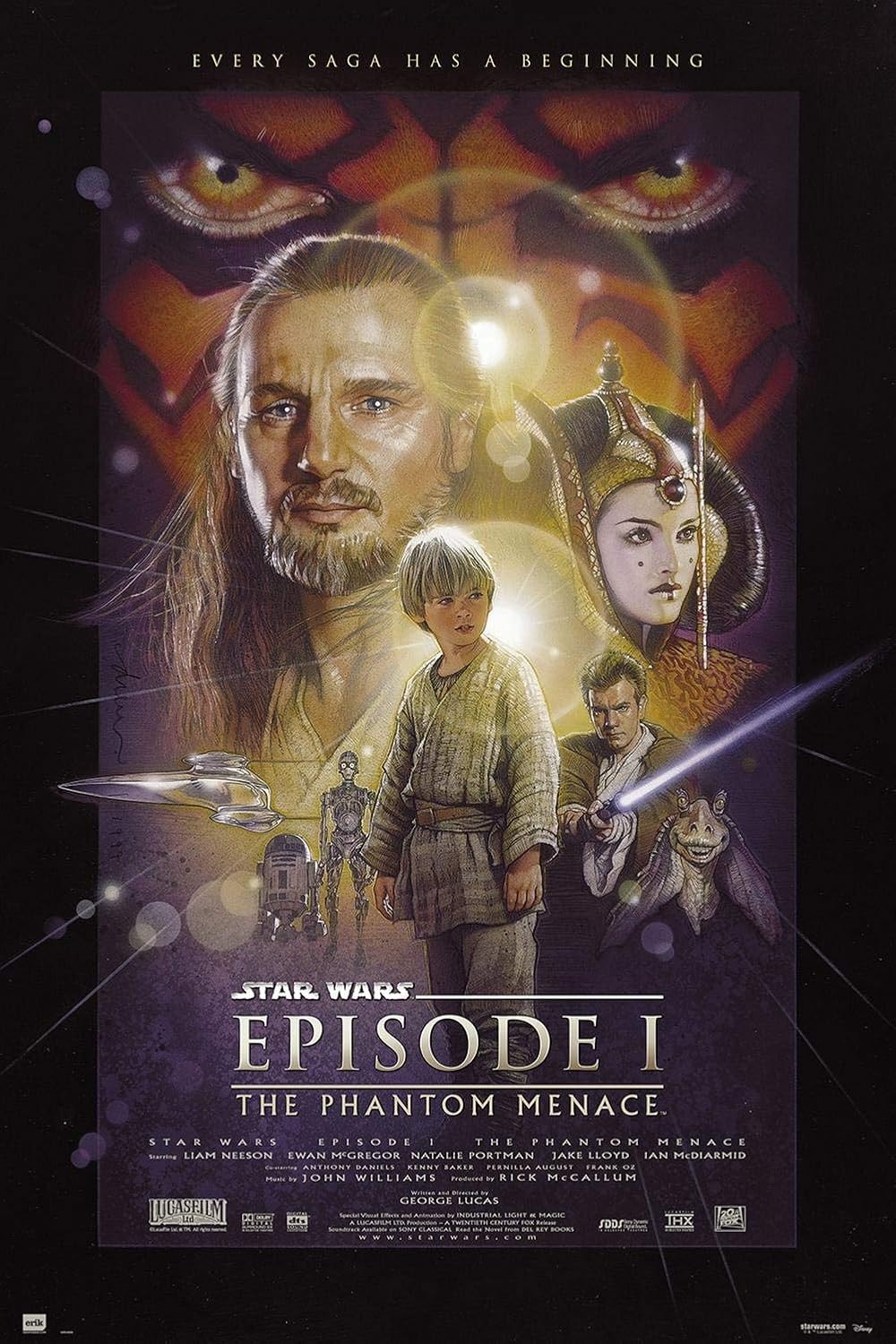 Lot de 3 posters Star Wars Episode I-III Close Up 61 cm x 91,5 cm – Image 2