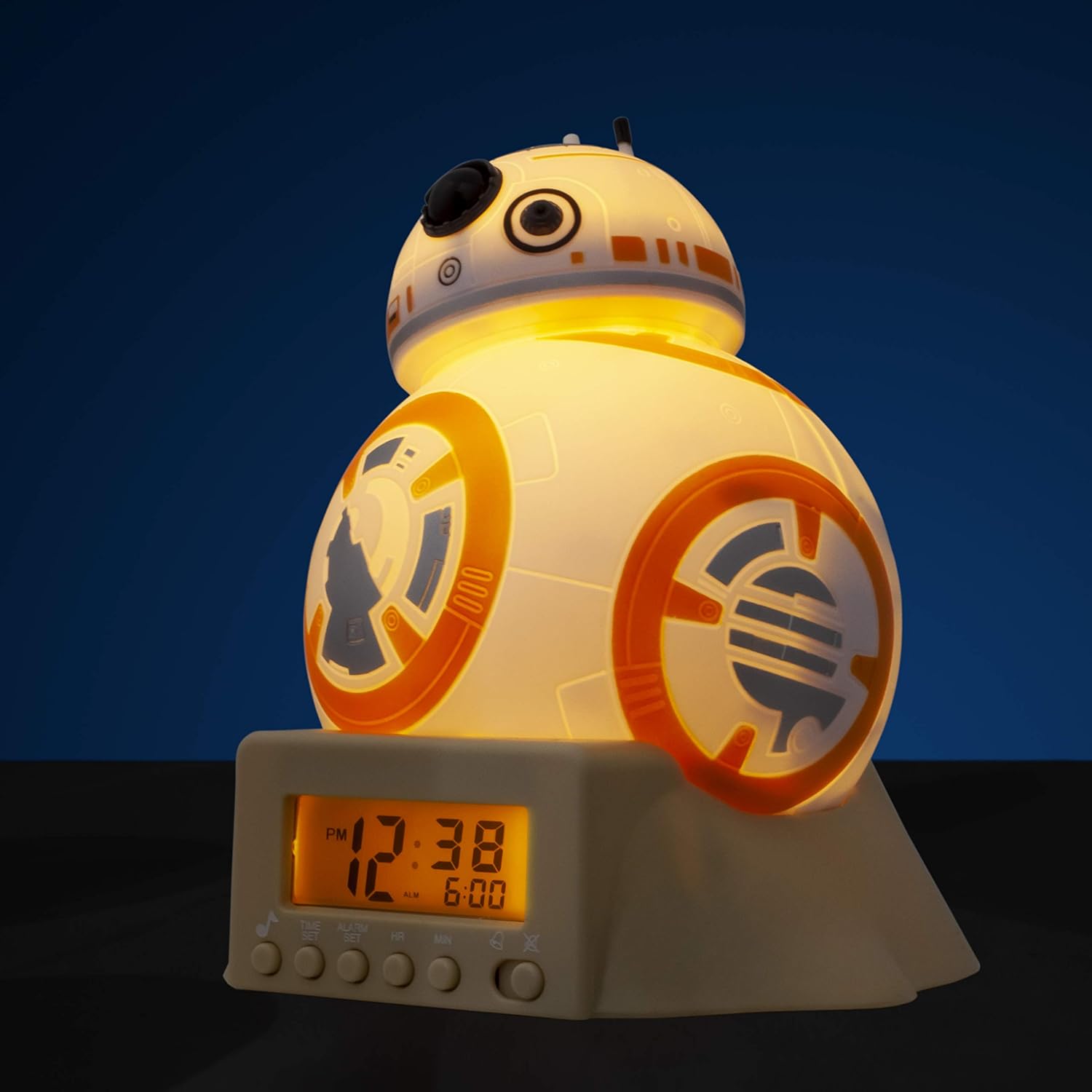 Réveil veilleuse BB-8 Star Wars avec sons du personnage, 14 cm – Image 4