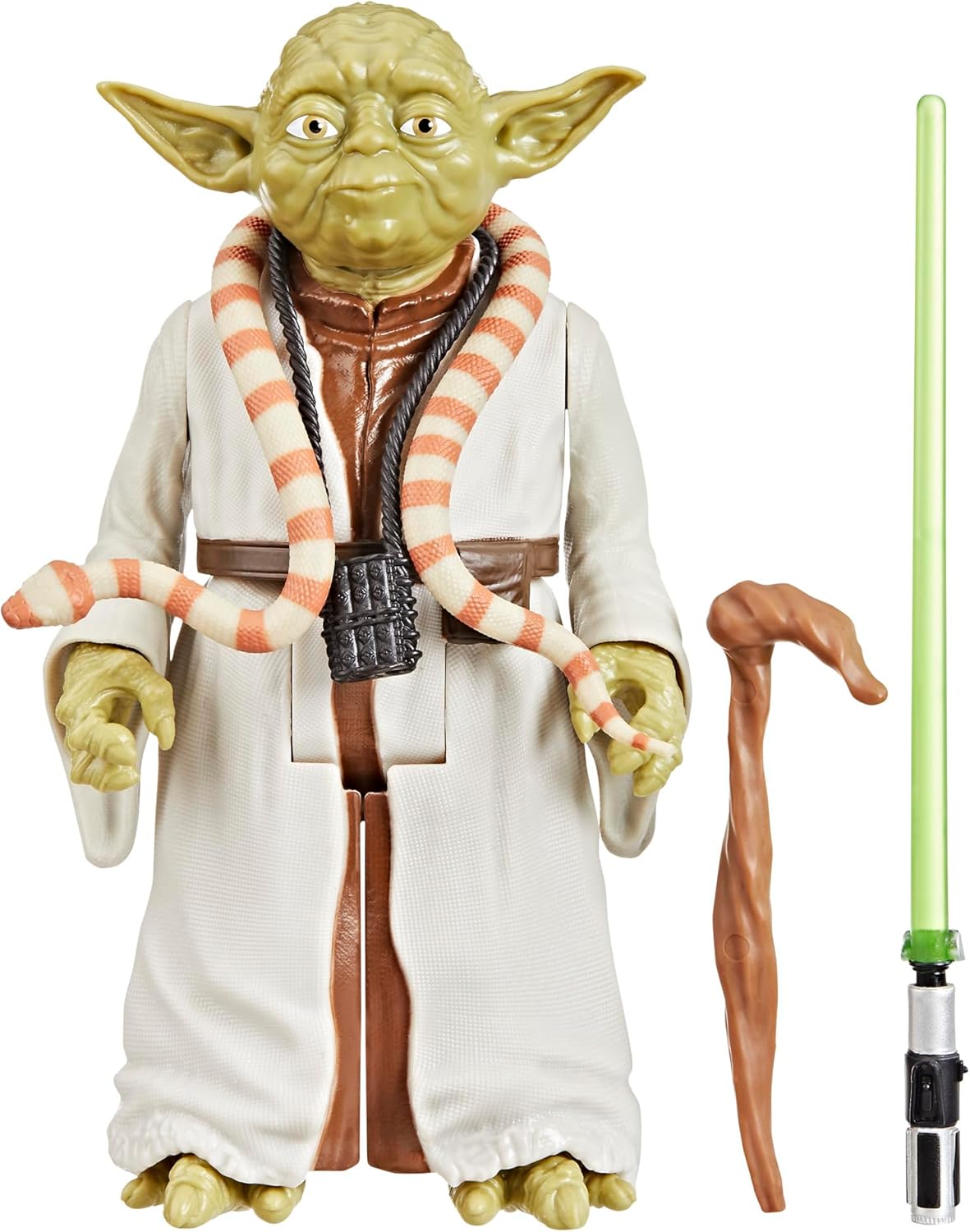 Star Wars Titan Hero Series : Yoda avec sabre laser vert et bâton, échelle 30 cm