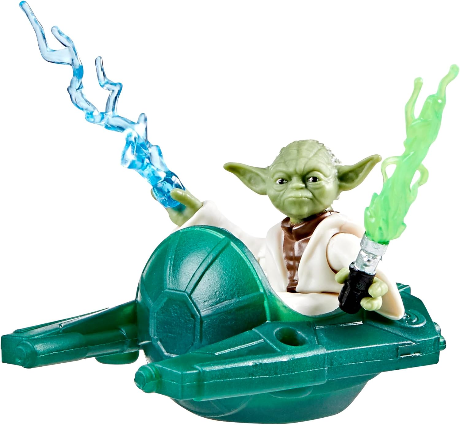 Figurine Star Wars Maître Yoda avec sabre laser 10 cm – Image 3