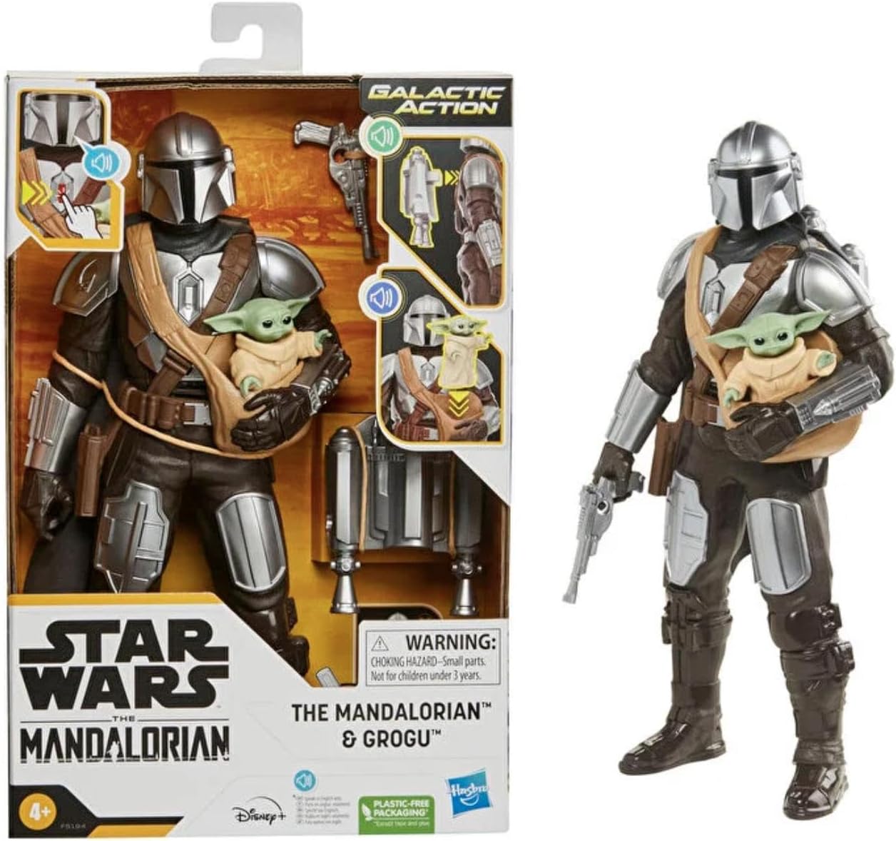 Robot Star Wars Galactic Action avec Le Mandalorian et Grogu – Image 7