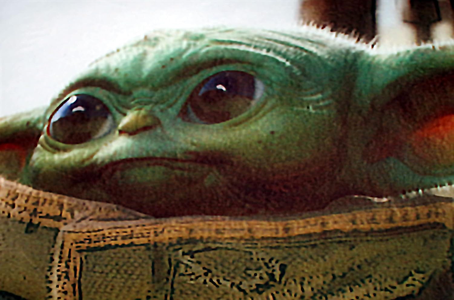 Coussin Star Wars Baby Yoda brodé 40 x 40 cm – Image 2
