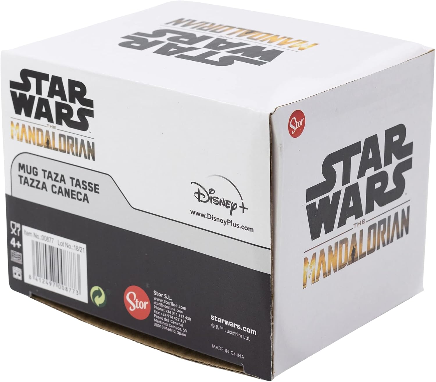 Tasse petit-déjeuner Star Wars The Child Mandalorian 400 ML en céramique, boîte cadeau 877 – Image 4