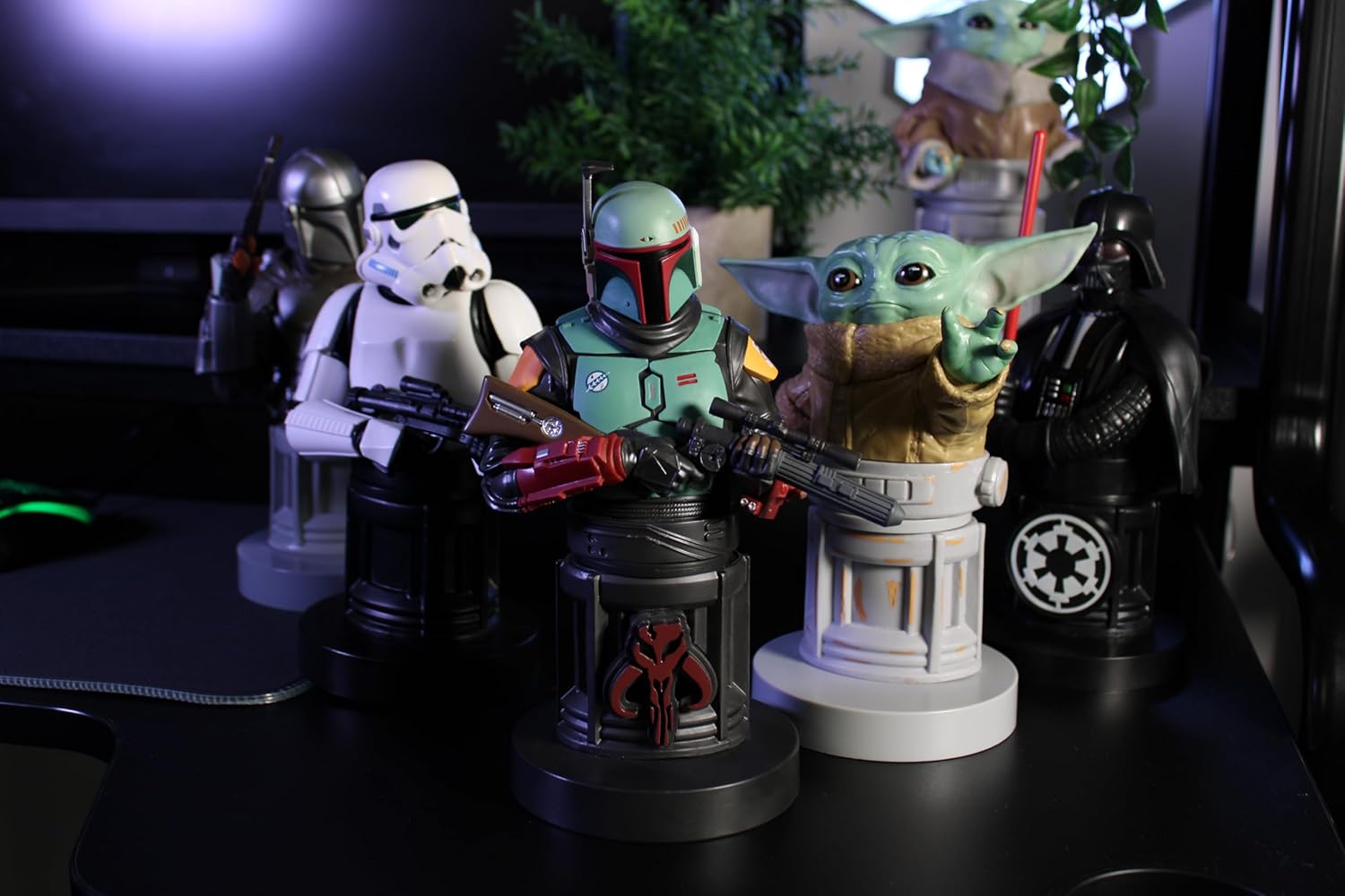 Support Boba Fett The Mandalorian Star Wars avec câble USB, 20 cm – Image 5
