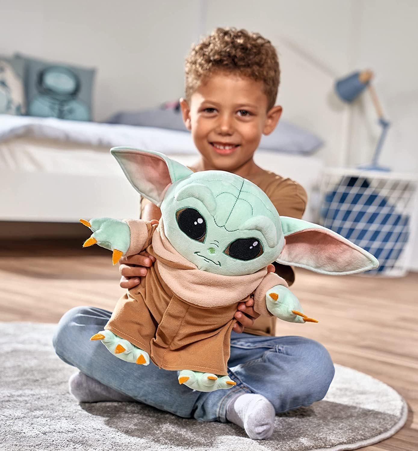 Peluche articulée The Child Baby Yoda Disney de The Mandalorian, 30 cm – Image 5