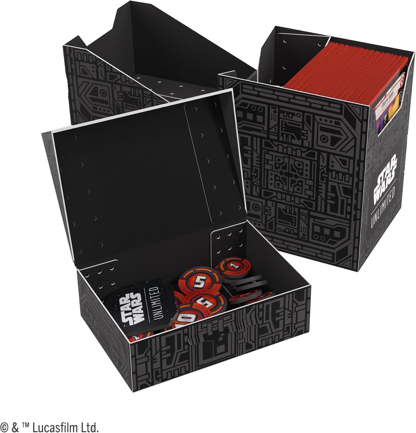 Boîte souple Star Wars Gamegenic avec boîte à jetons, 60 cartes – Image 4